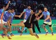 Indian defenders made life difficult for the Kenyan raiders in the second half